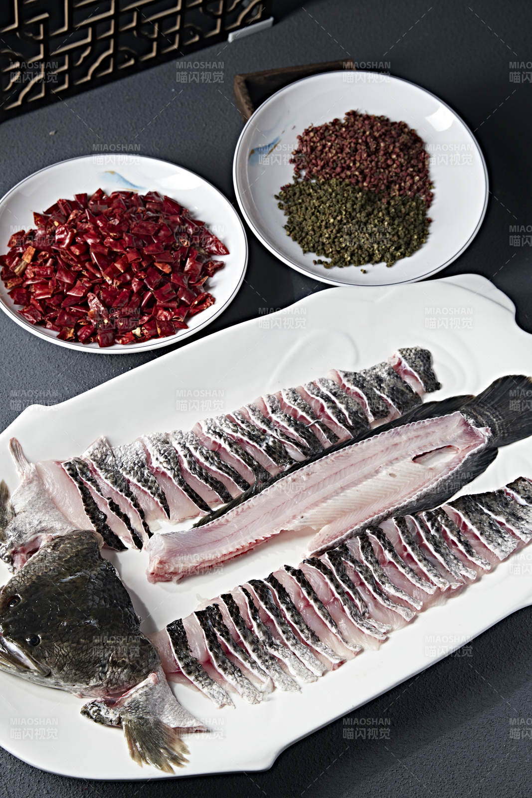 预制食材鲜鮰鱼切片香辣水煮鱼图片