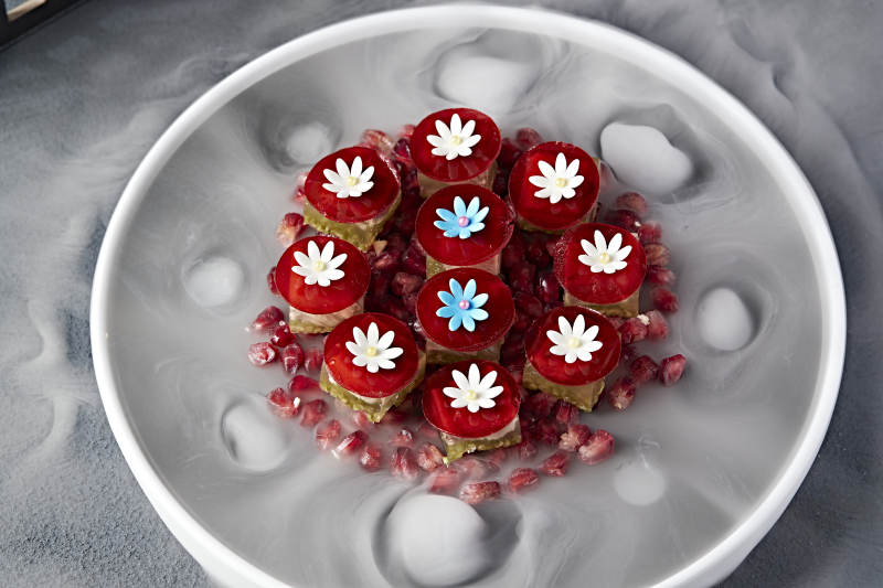 山楂羊肉皮冻糕图片