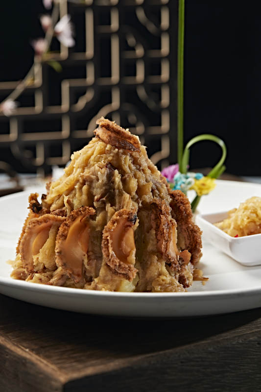 张垣名菜口菜酸菜土豆焖鲍鱼图片