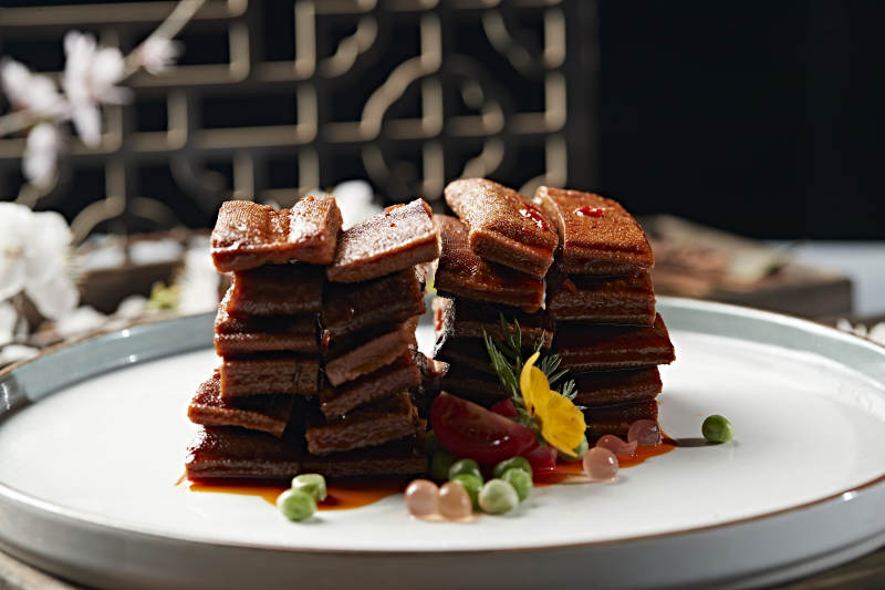 麻辣鲜甜的卤味豆腐干图片