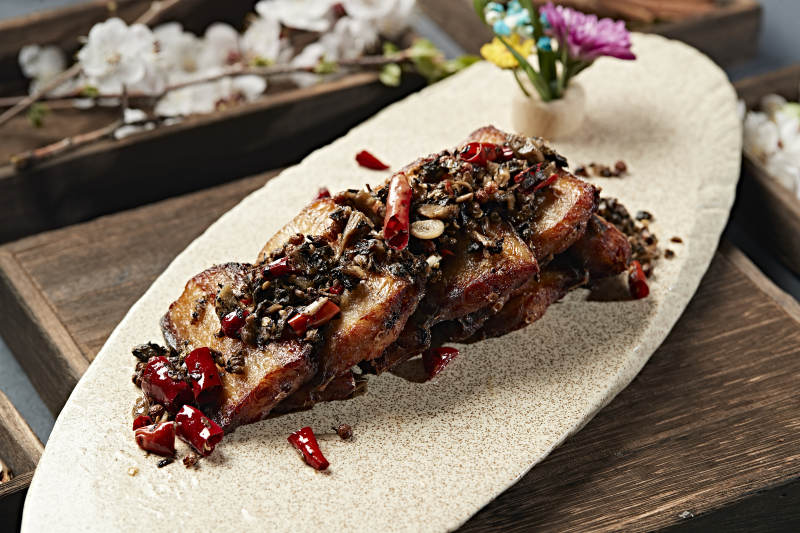 湘味干炸酥带鱼段图片