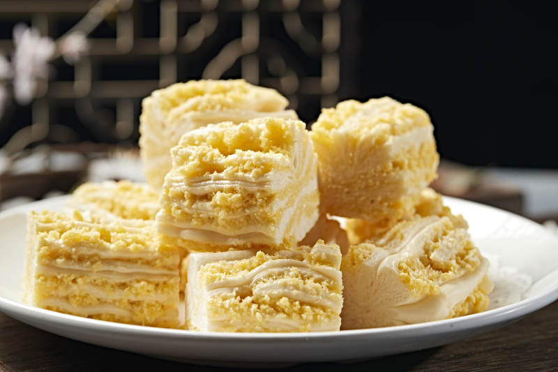 蒸油酥千层饼图片