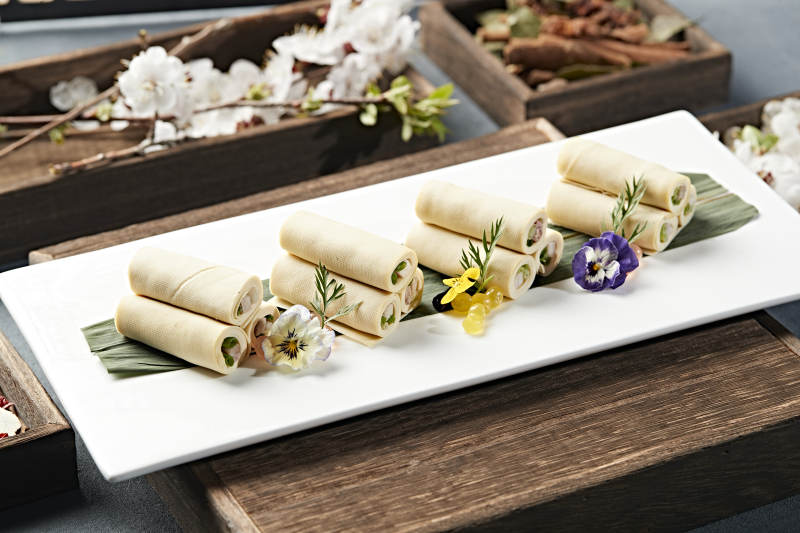 怀安豆皮卷熏肉图片