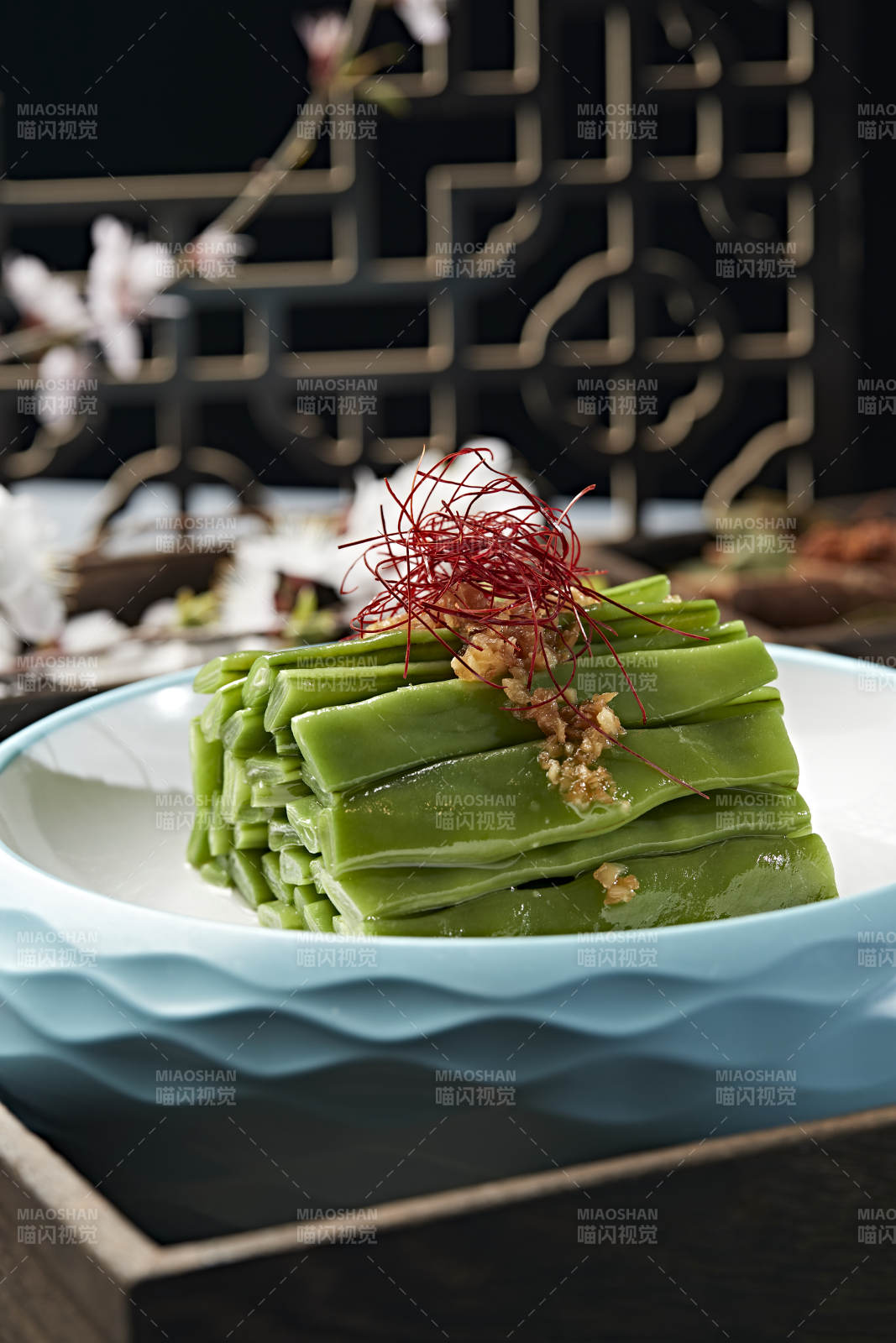 凉拌蒜香大刀豆 豆角 蜜豆图片