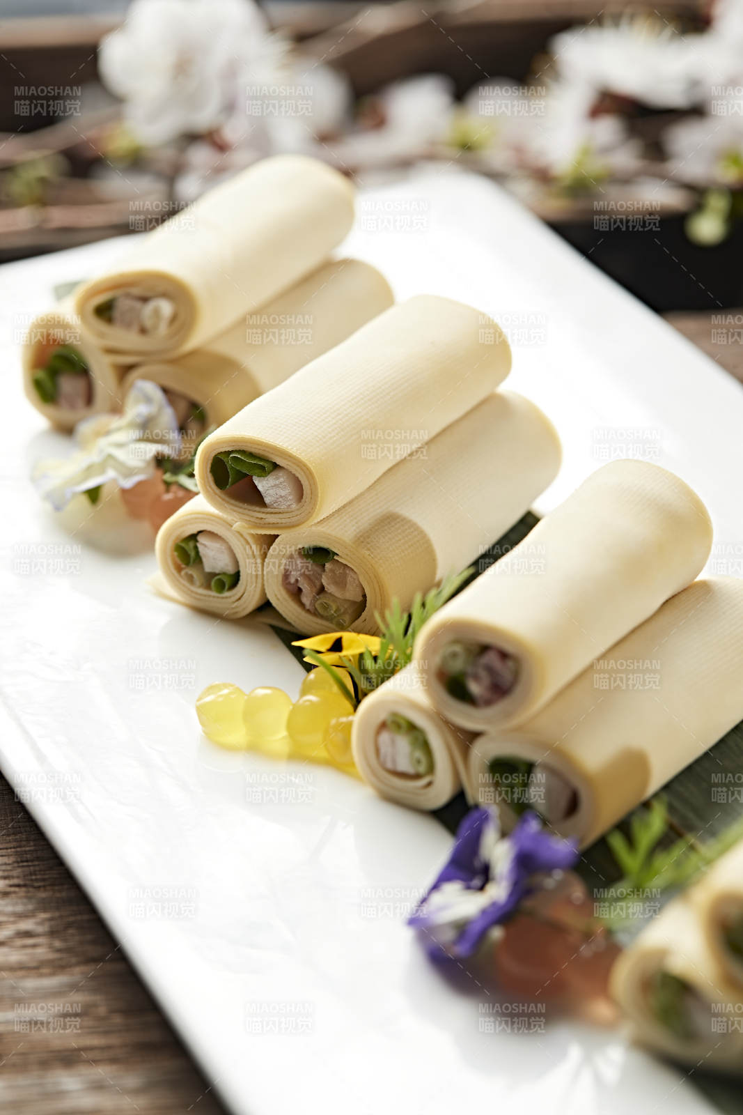 怀安豆皮卷熏肉图片