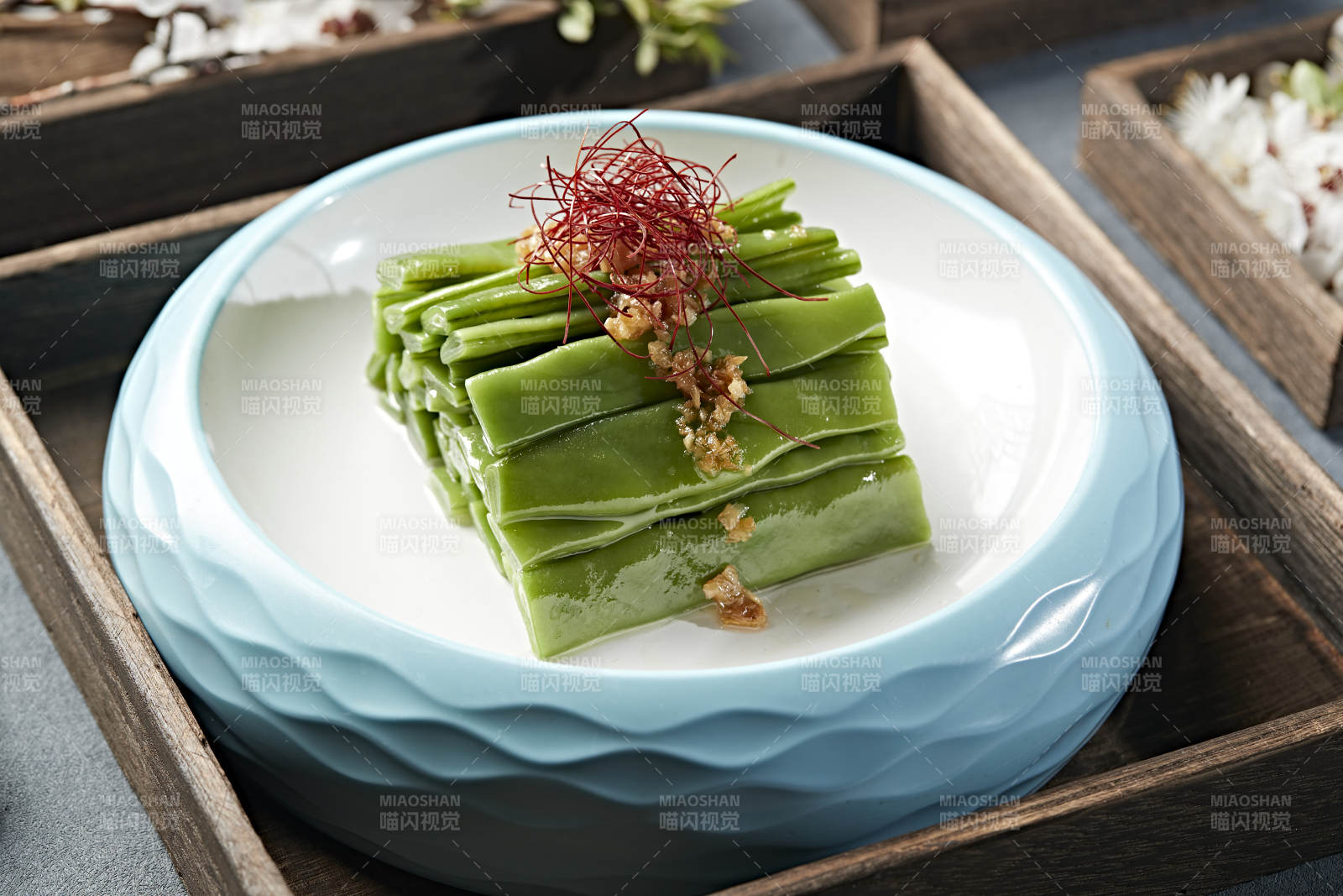 凉拌蒜香大刀豆 豆角 蜜豆图片