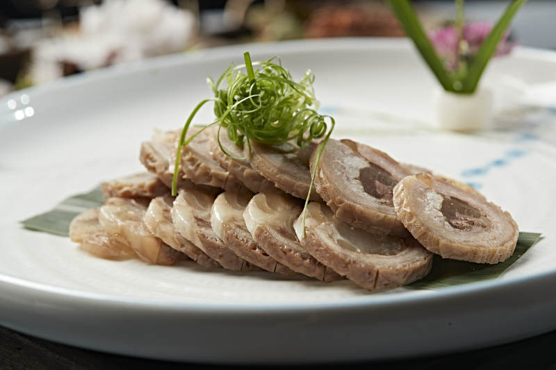 牛肚卷牛蹄筋切片图片