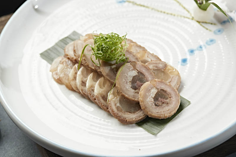 牛肚卷牛蹄筋切片图片