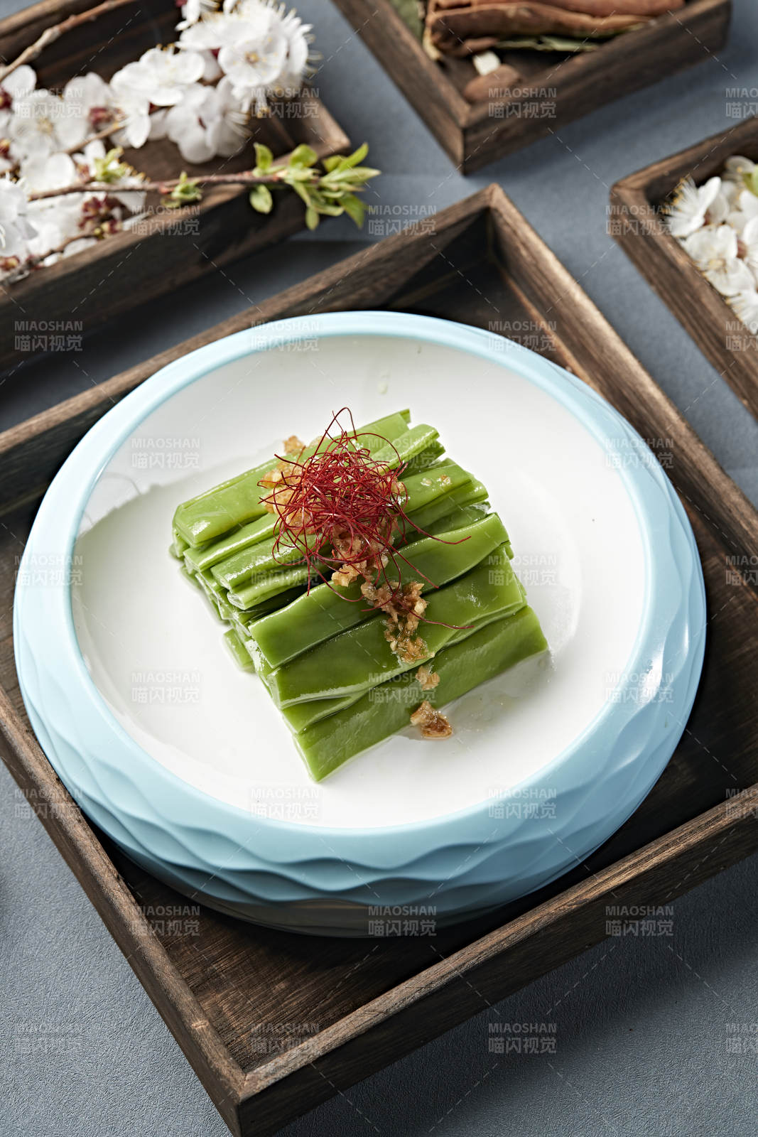 凉拌蒜香大刀豆 豆角 蜜豆图片