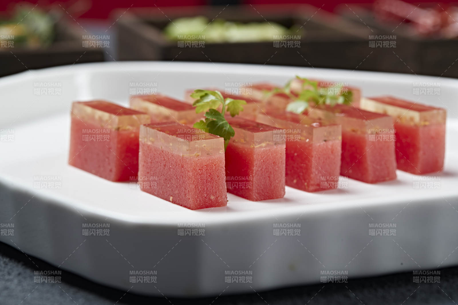 桂花蜜番茄果冻图片