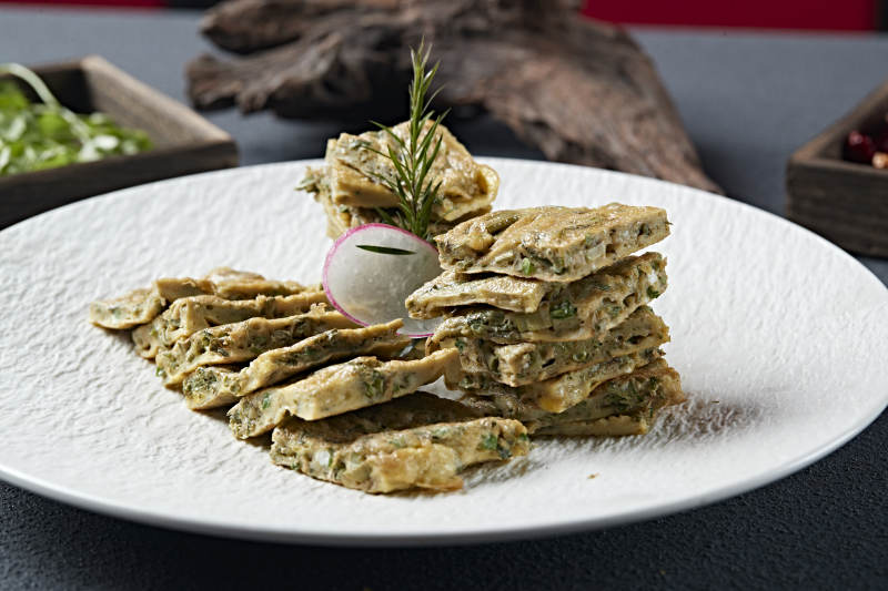 新派香椿炒鸡蛋图片