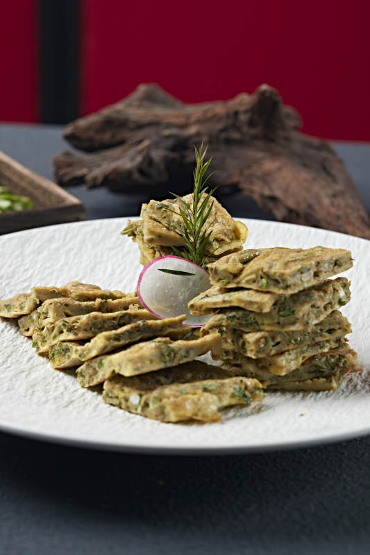 新派香椿炒鸡蛋图片