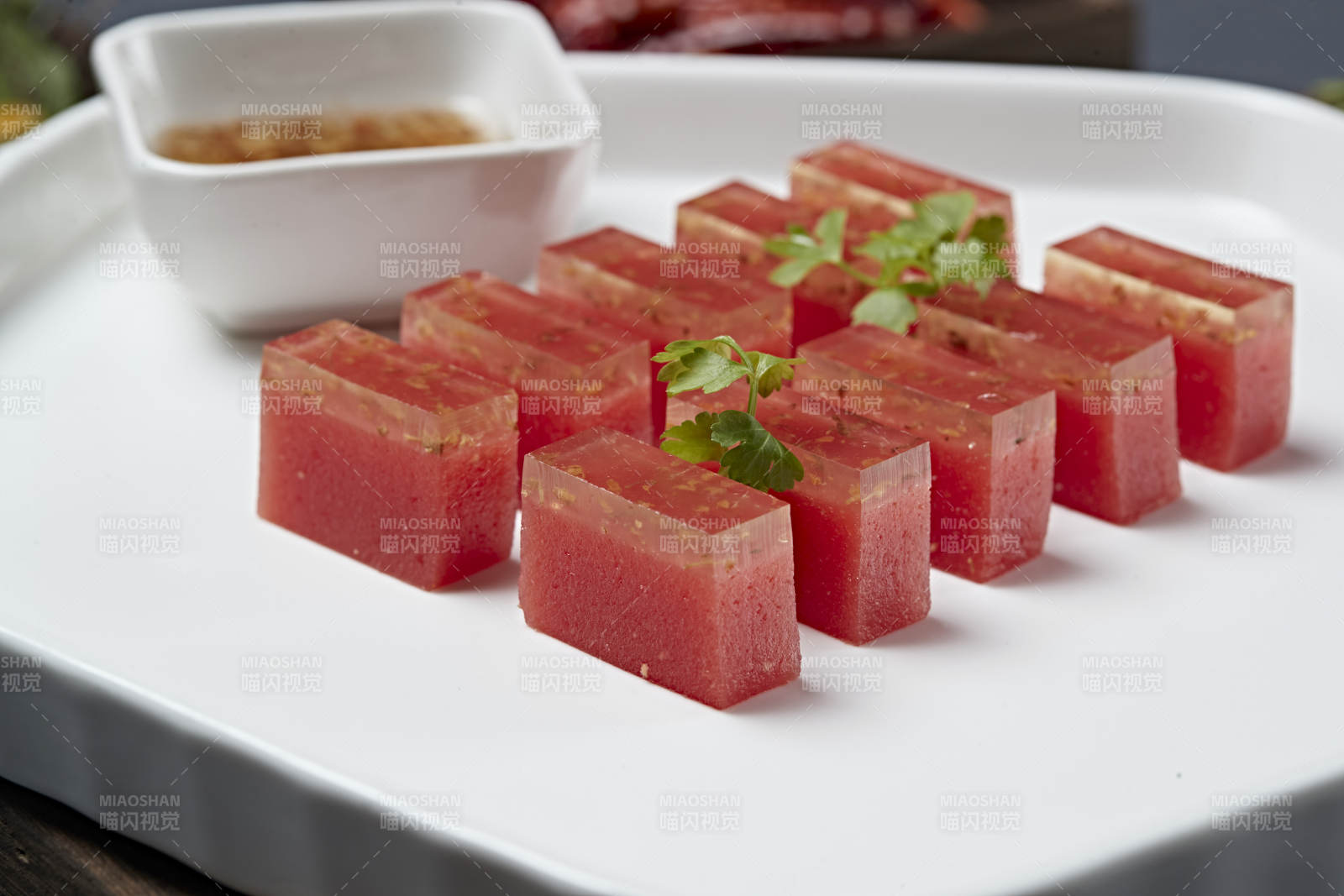 桂花蜜番茄果冻图片