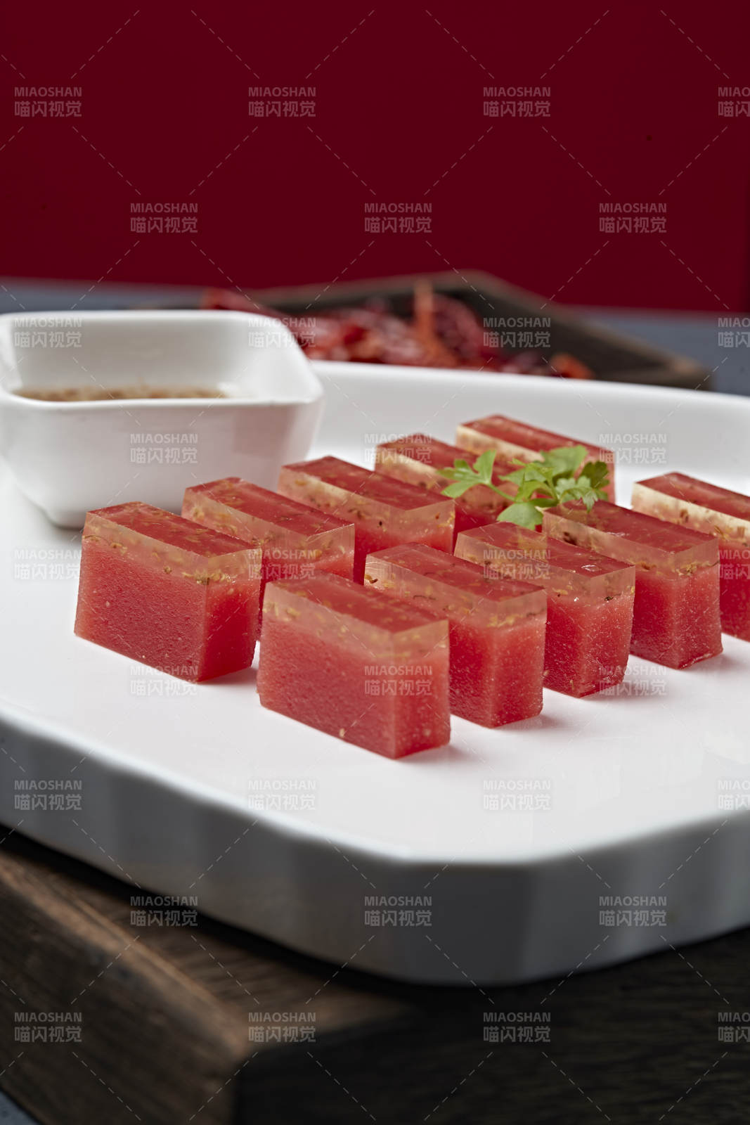 桂花蜜番茄果冻图片