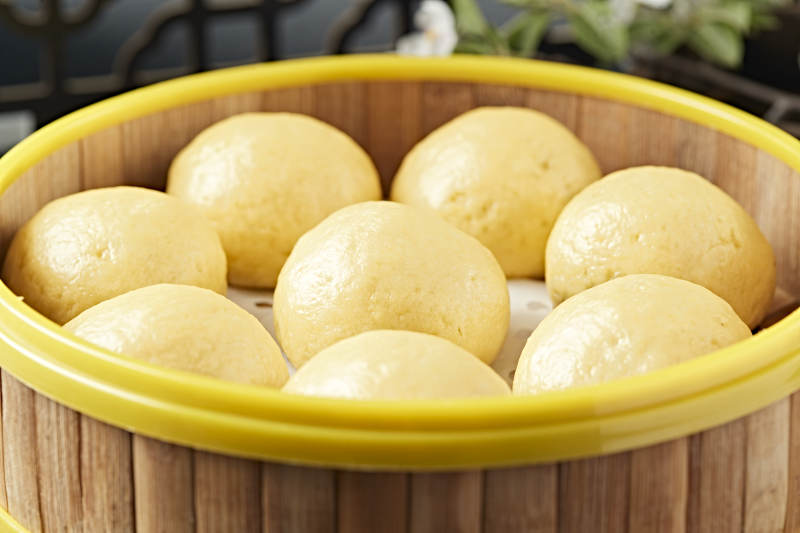 香蒸杂粮菜团图片