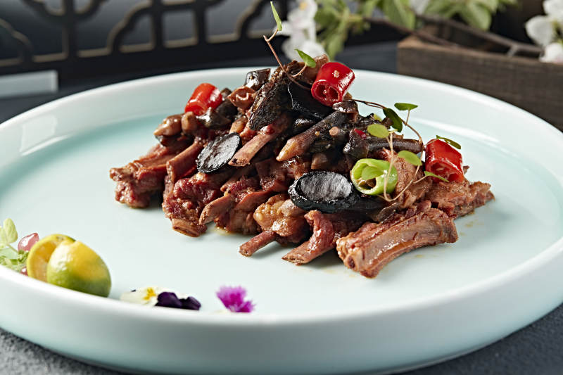 米椒鸡枞红烧小样肋排图片