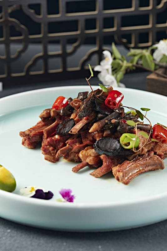 米椒鸡枞红烧小样肋排图片