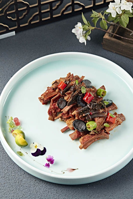 米椒鸡枞红烧小样肋排图片