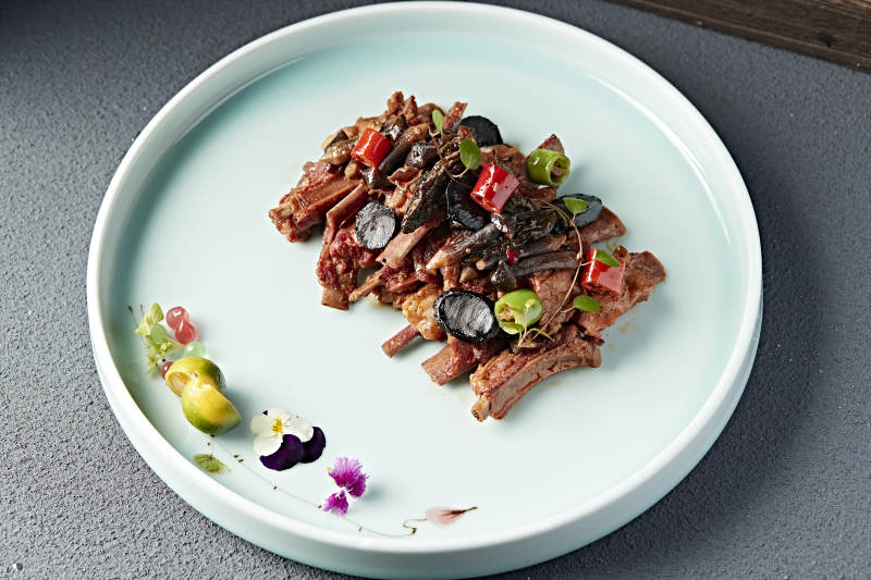 米椒鸡枞红烧小样肋排图片