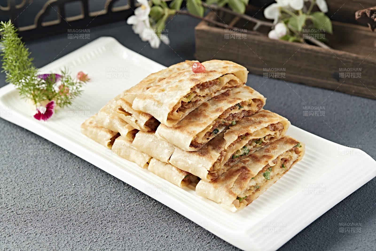 美味香河牛肉烙饼图片