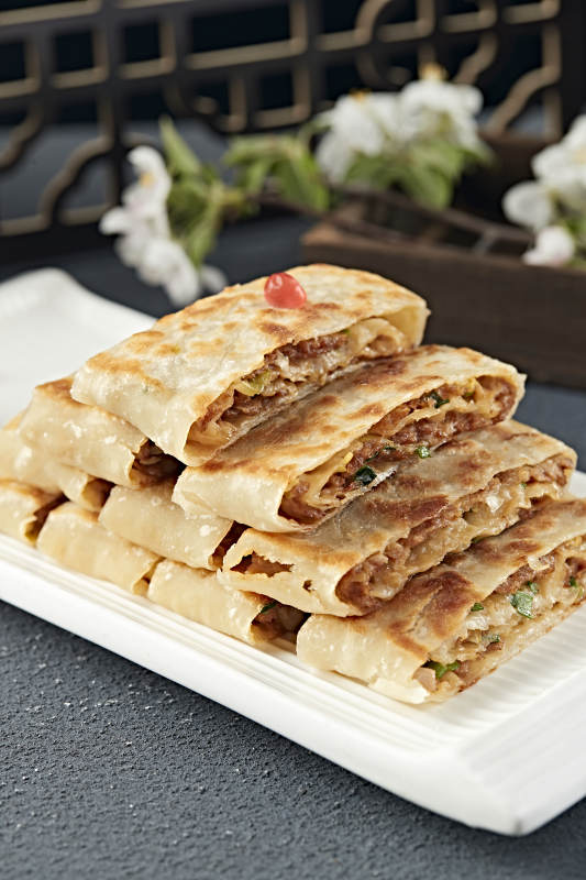 美味香河牛肉烙饼图片