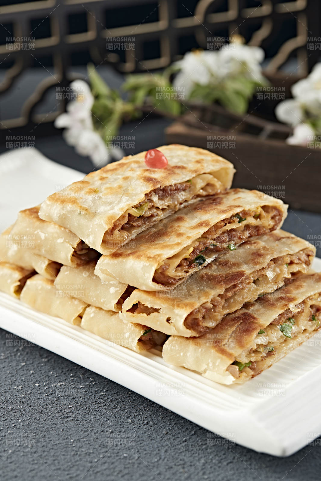 美味香河牛肉烙饼图片