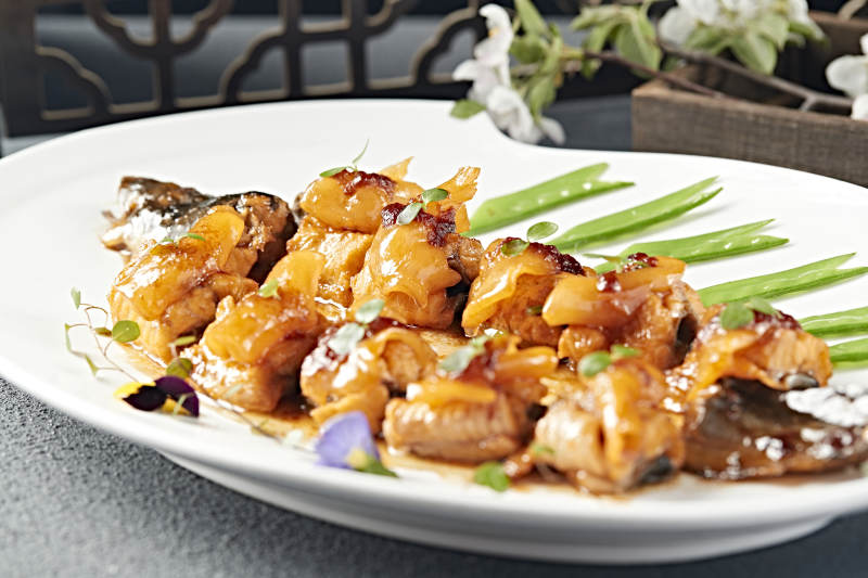 花胶片烧白鳝图片