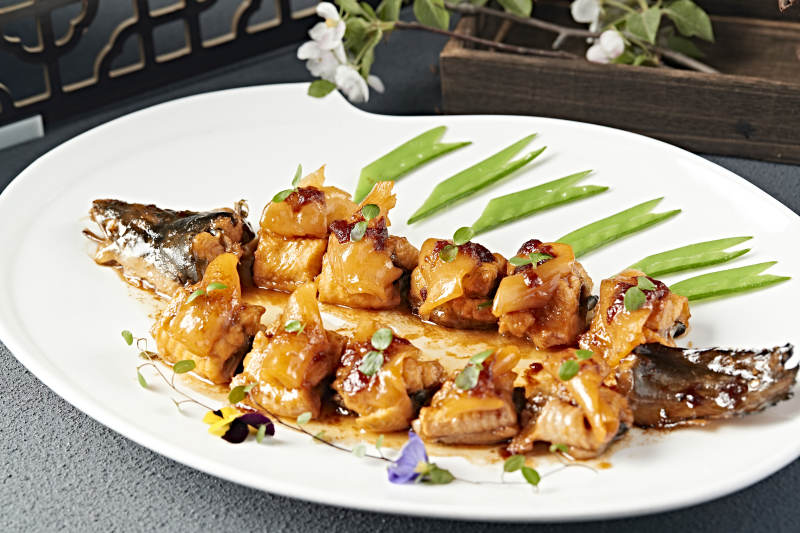 花胶片烧白鳝图片