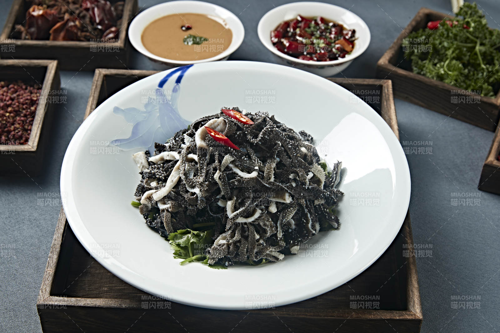 老北京传统美食水爆肚丝图片