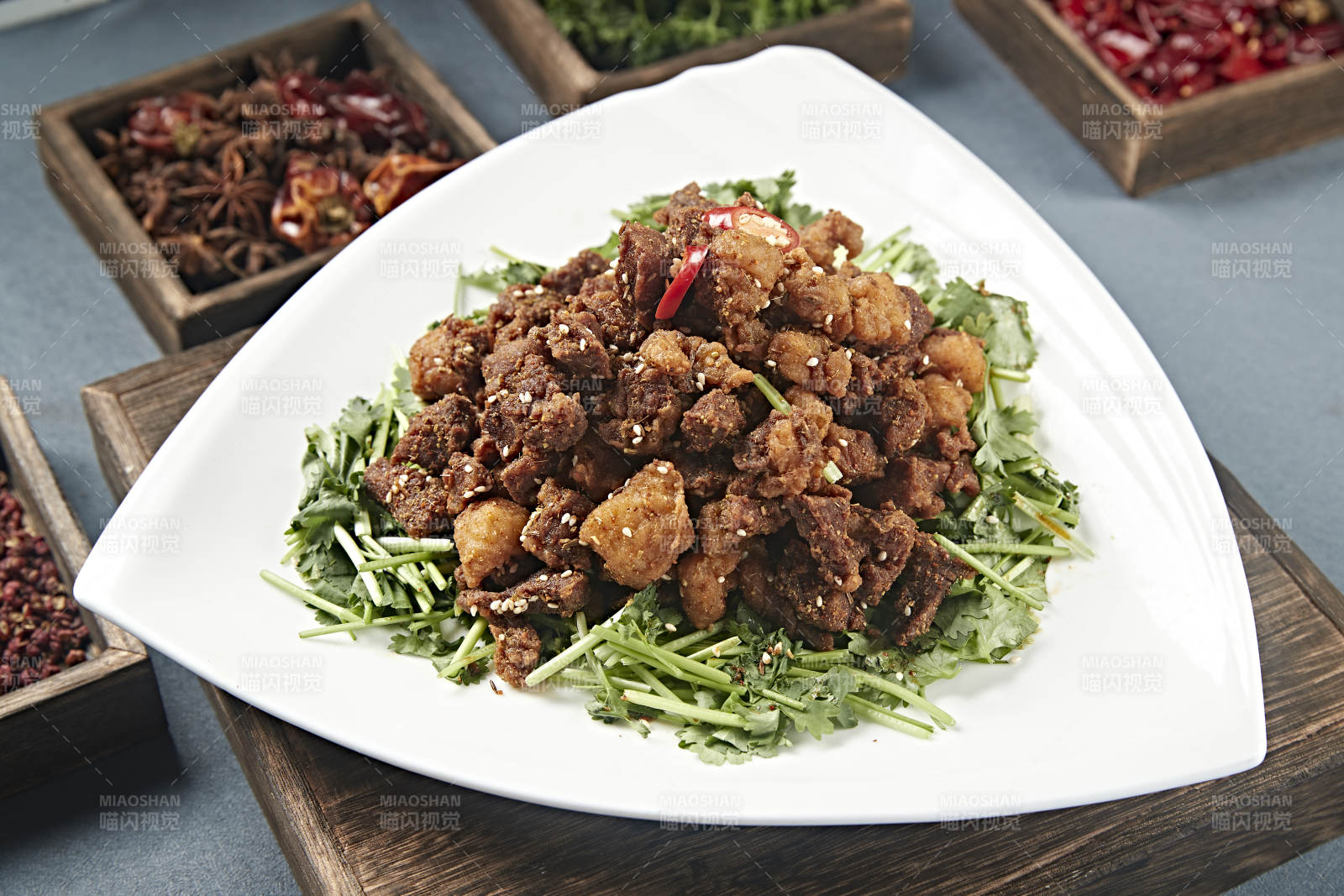 美味孜然烧羊肉图片