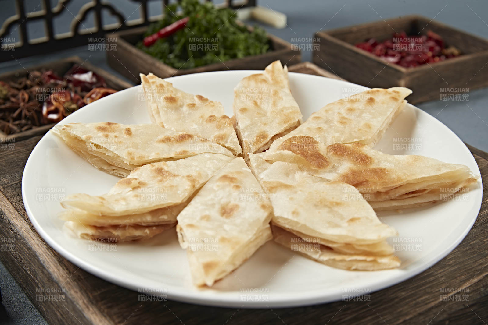 美味的手工家常烙大饼图片