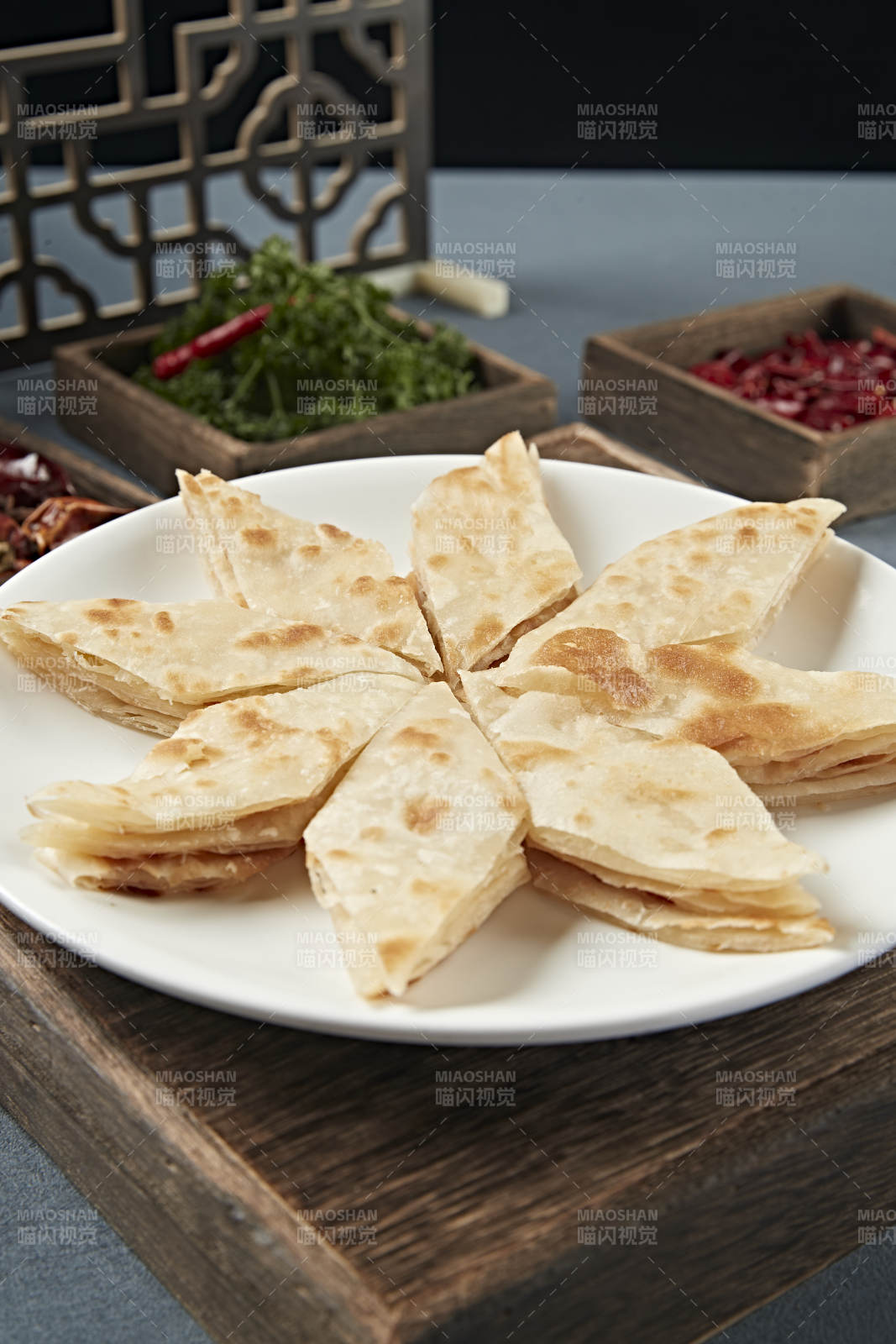 美味的手工家常烙大饼图片