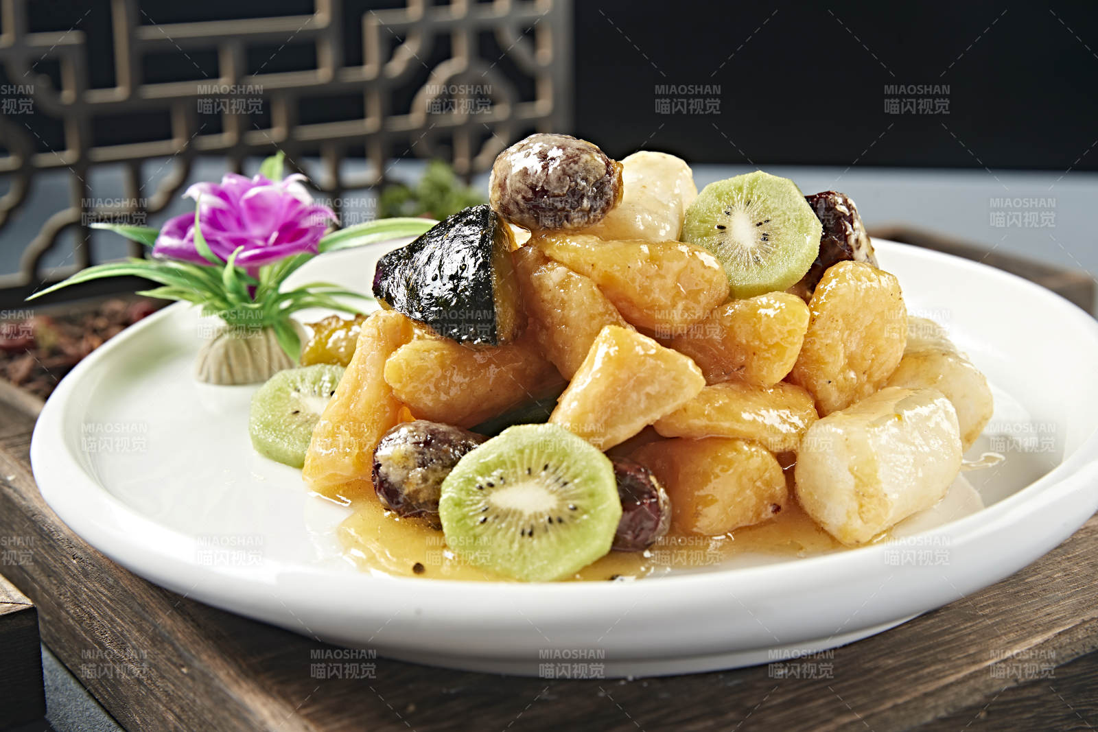 拔丝蜜饯 南瓜红薯香蕉山药蜜枣猕猴桃图片