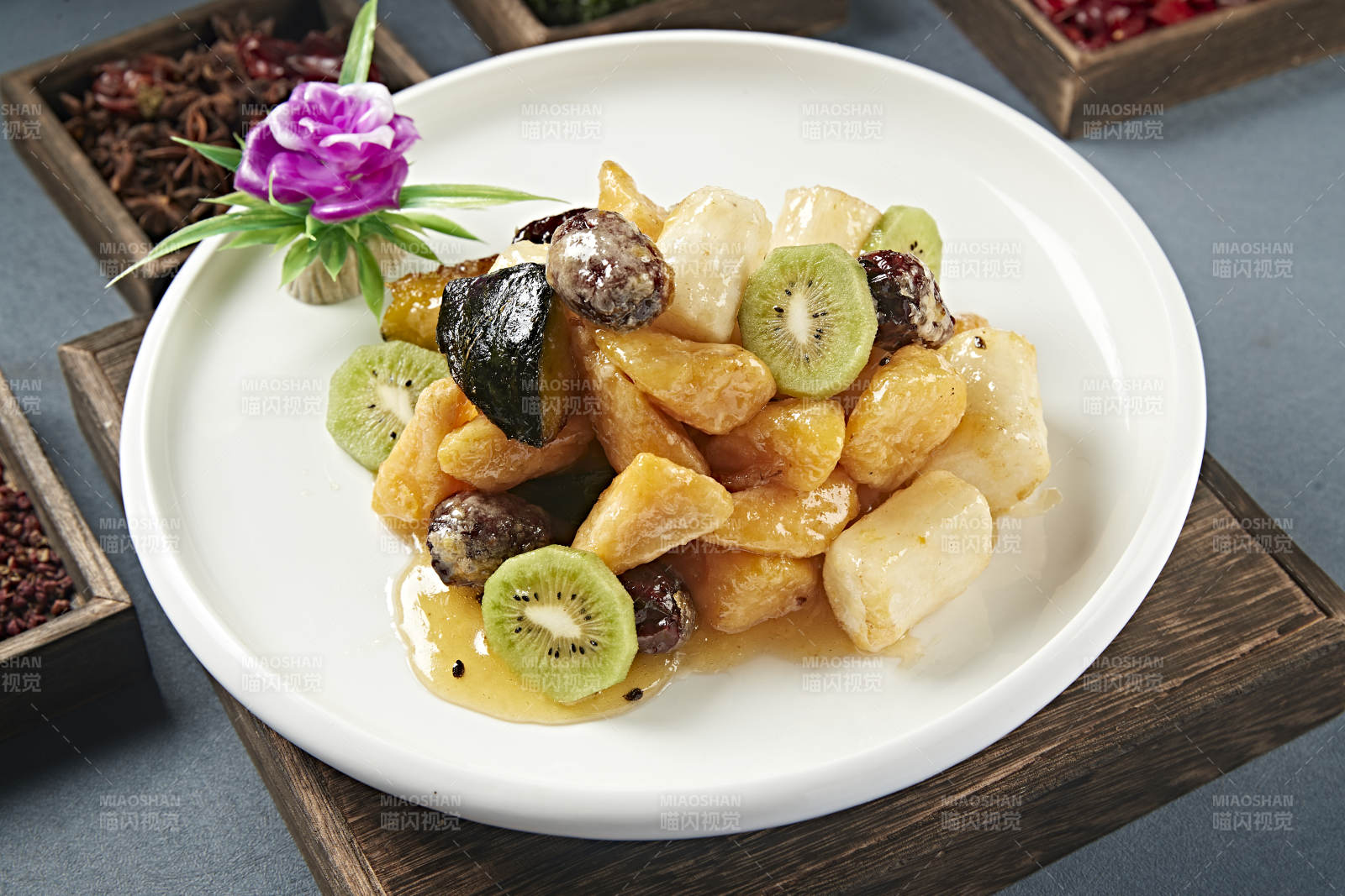 拔丝蜜饯 南瓜红薯香蕉山药蜜枣猕猴桃图片