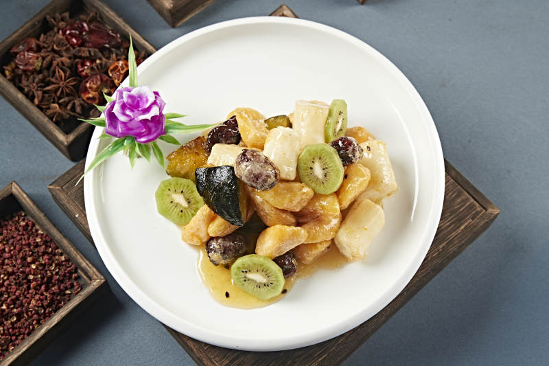 拔丝蜜饯 南瓜红薯香蕉山药蜜枣猕猴桃图片