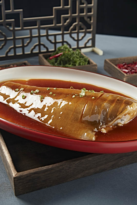 浇汁红烧鲽鱼身图片