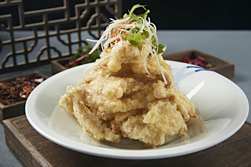 东北名菜干炸锅包肉图片