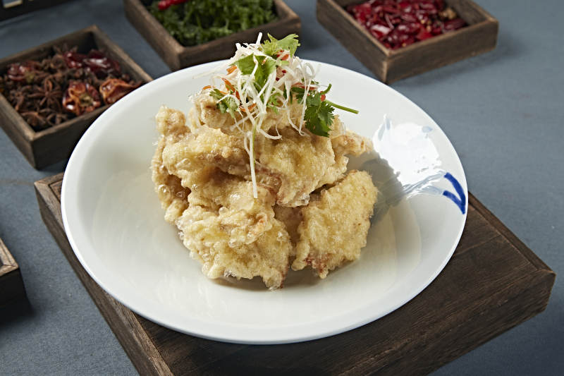 东北名菜干炸锅包肉图片