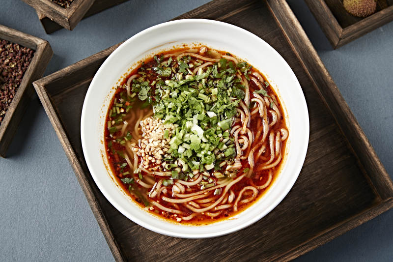 麻辣重庆小面图片