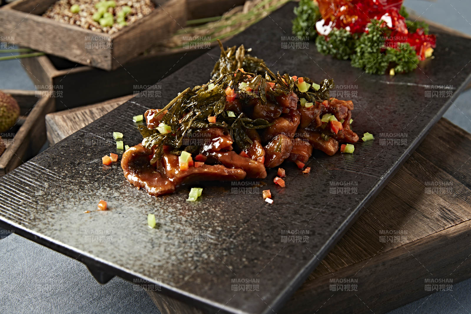 酱烧龙井脆肉皖鱼肉条图片