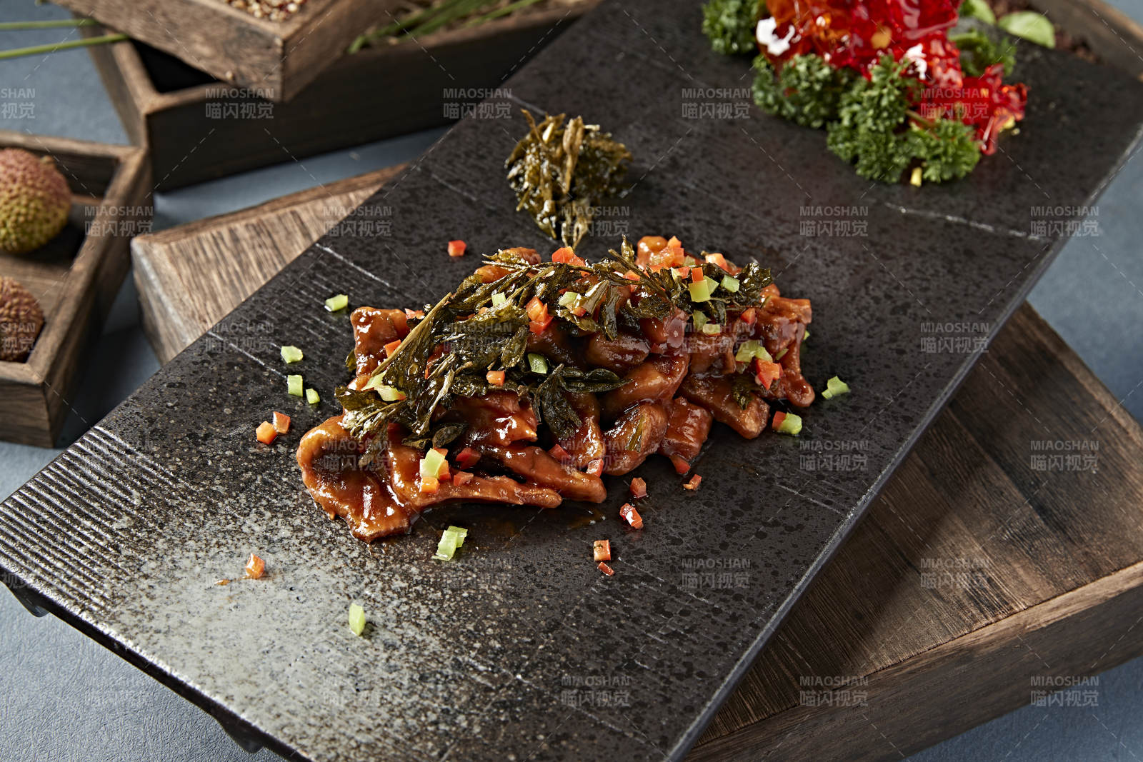 酱烧龙井脆肉皖鱼肉条图片