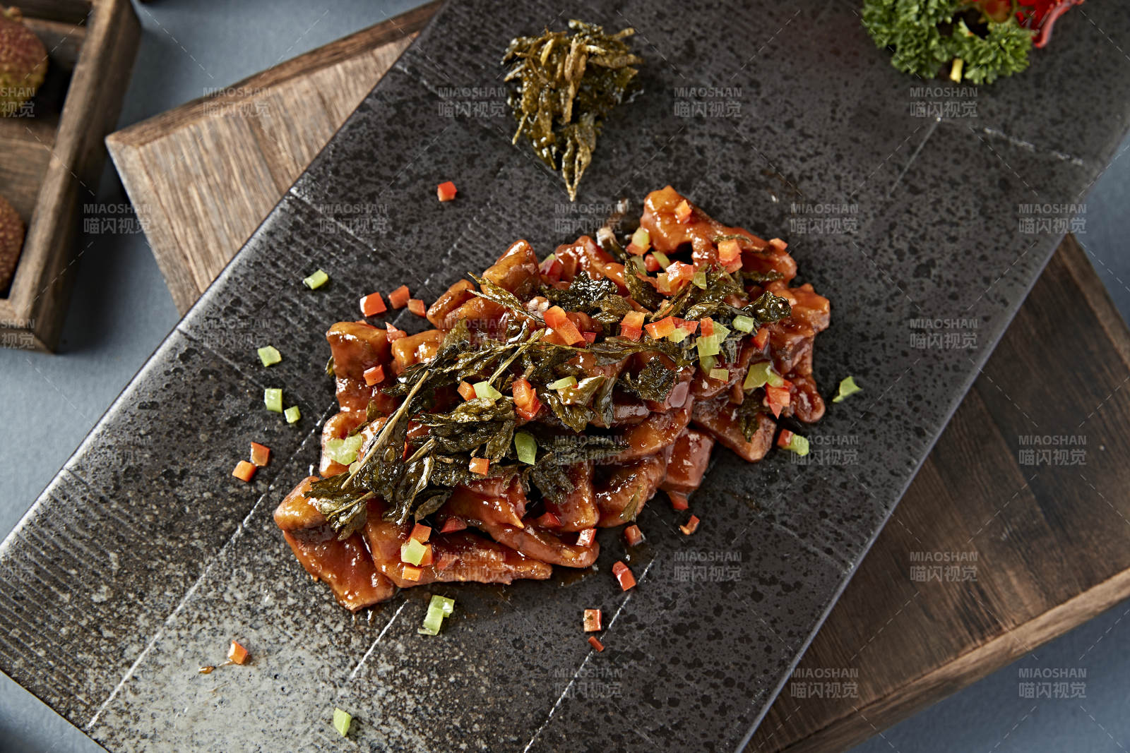 酱烧龙井脆肉皖鱼肉条图片