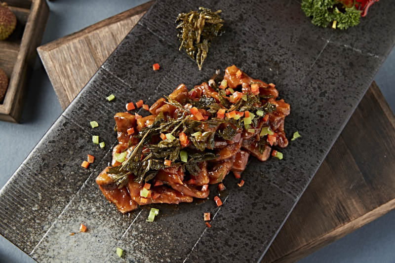 酱烧龙井脆肉皖鱼肉条图片