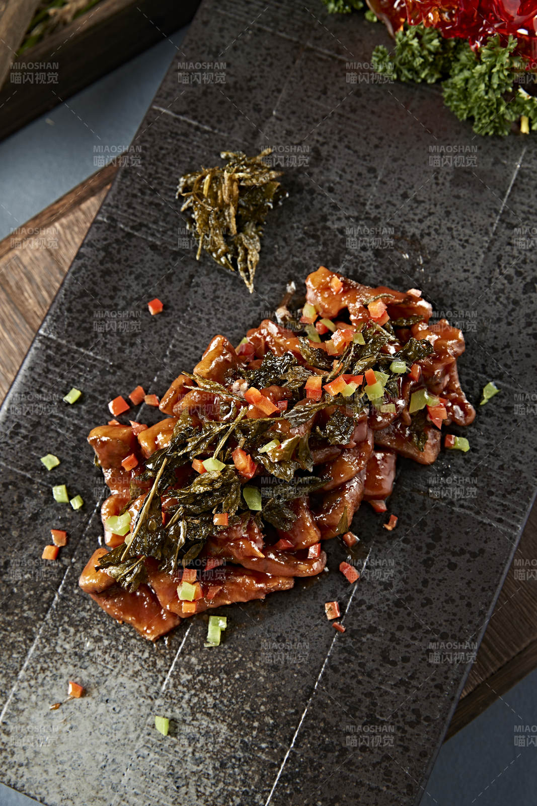 酱烧龙井脆肉皖鱼肉条图片