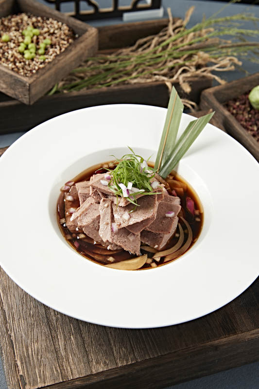 精美凉菜老醋浇汁沙肝图片