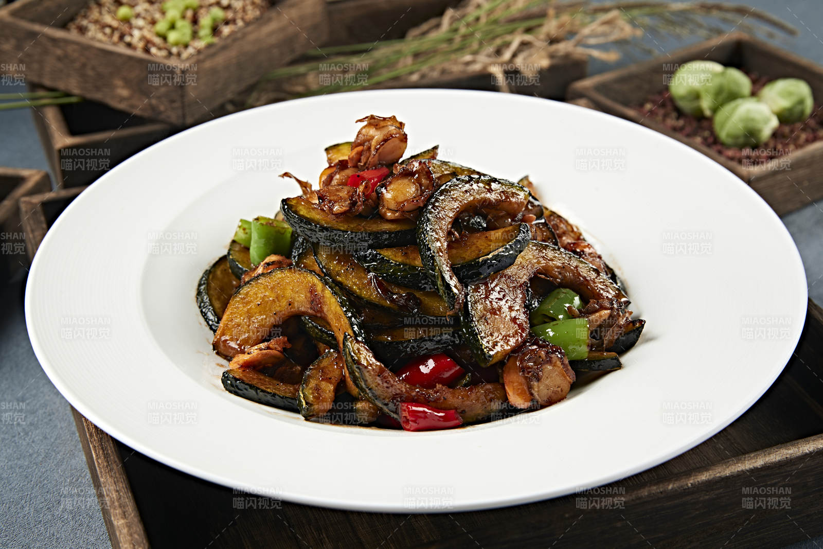 酱爆香辣扇贝肉贝贝瓜图片