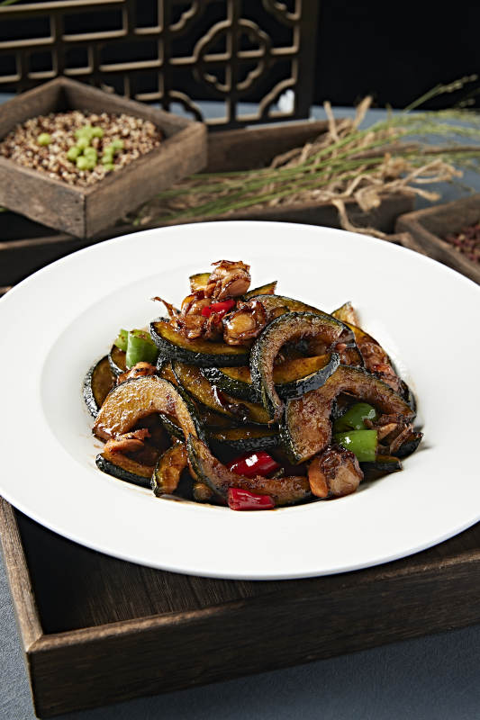 酱爆香辣扇贝肉贝贝瓜图片