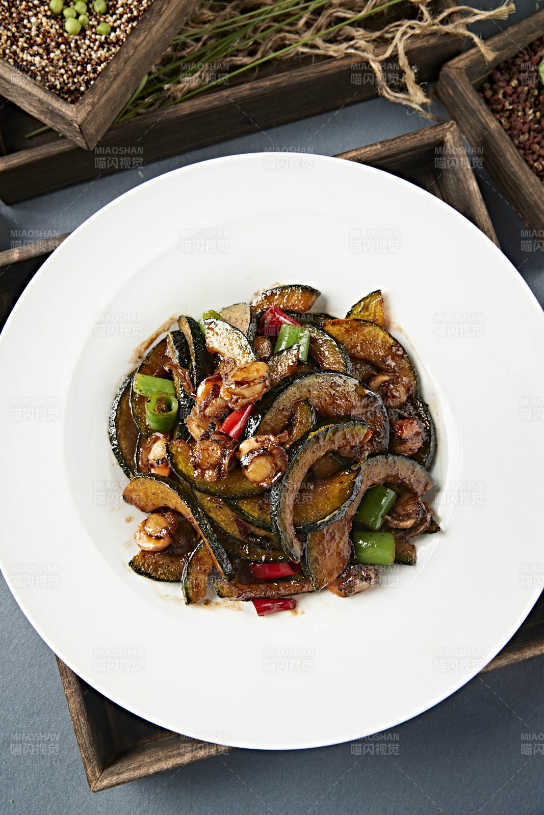 酱爆香辣扇贝肉贝贝瓜图片