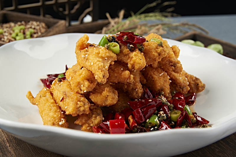 麻辣炸鸡翅图片