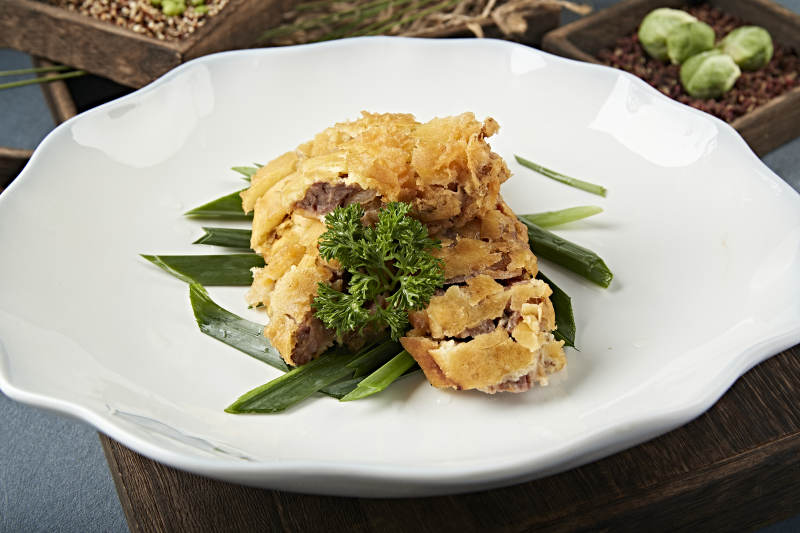 香炸牛肋脱骨肉图片